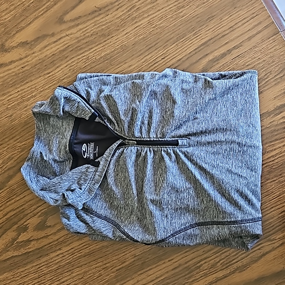 Champion Semi Fittes Pullover Large Grey